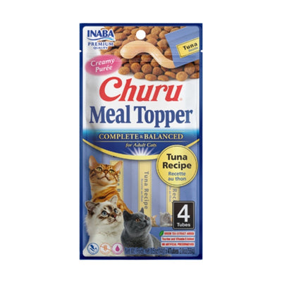 Inaba Churu Complete & Balanced Cat Food Topper - Tuna, 2 oz, 6 ct