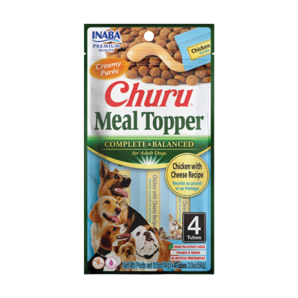 Inaba Churu Meal Topper Dog 2oz. Chicken Cheese