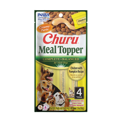 Inaba Churu Meal Topper Dog 2oz. Chicken Pumpkin