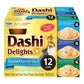 Inaba Dashi Delights Flakes In Broth Variety Pack Seafood 30oz. - 12 Pk - Pets Perfect