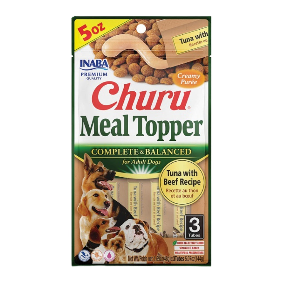 Inaba Churu Meal Topper Dog 5.07oz. Tuna Beef