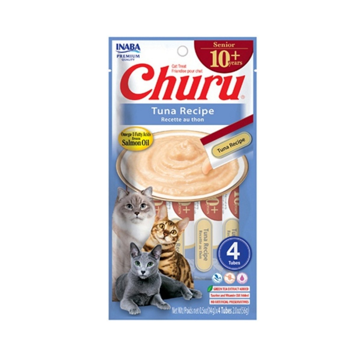 Inaba Churu Cat 2oz. Senior 10+ Tuna - Pets Perfect