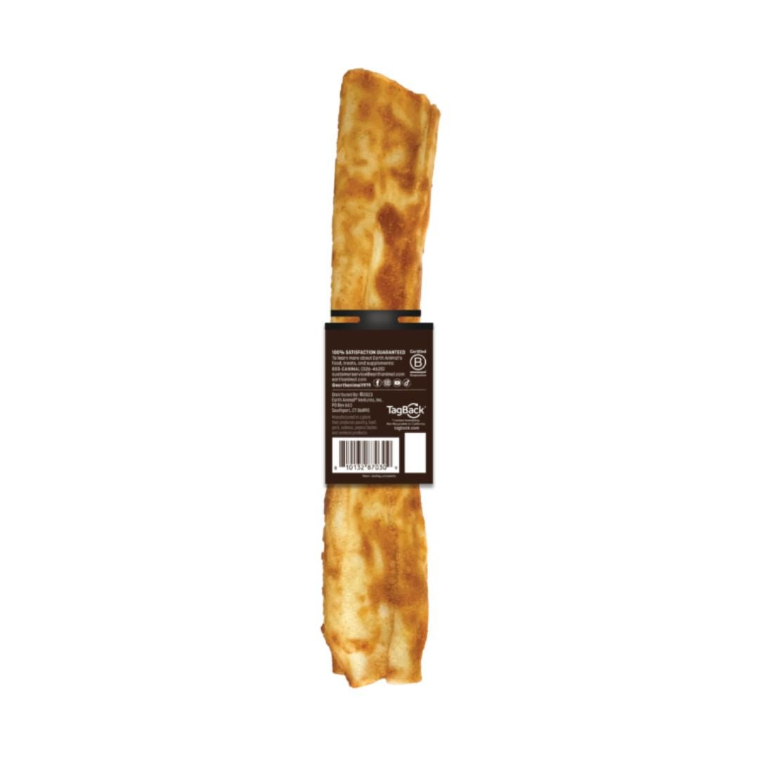 Earth Animal Dog No - Hide Bbq Roll Bacon Cheeseburger Large 12 Count - Pets Perfect