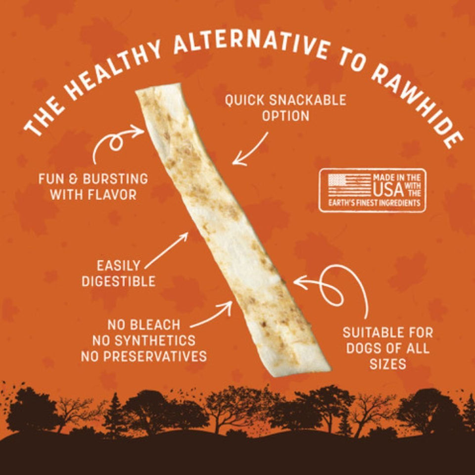 Earth Animal No-Hide - Long-Lasting Pumpkin Spice Dog Chew, 4 ct, view 2