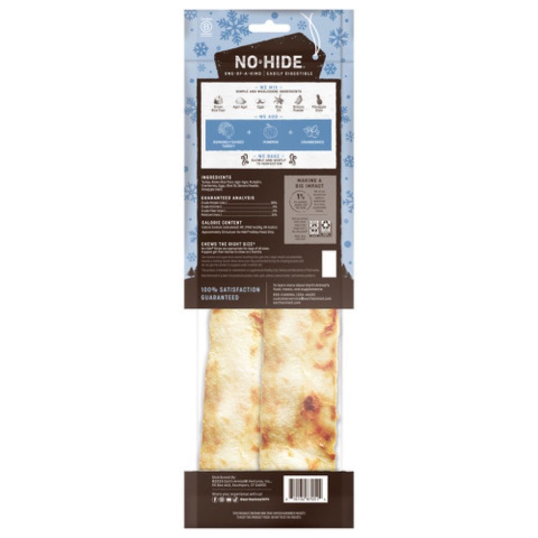 Earth Animal No - Hide – Rawhide - Free Feast Strip Turkey & Potato | 4 - Count - Pets Perfect