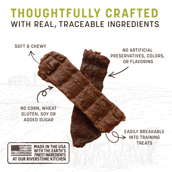 Earth Animal Dog Wisdom Air-Dried Jerky Chicken 4 oz