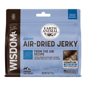 Earth Animal Dog Wisdom Air - Dried Jerky From The Air 4 oz. - Pets Perfect