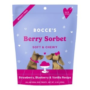 Bocce's Bakery Berry Sorbet Soft & Chewy Dog Treats 6 oz