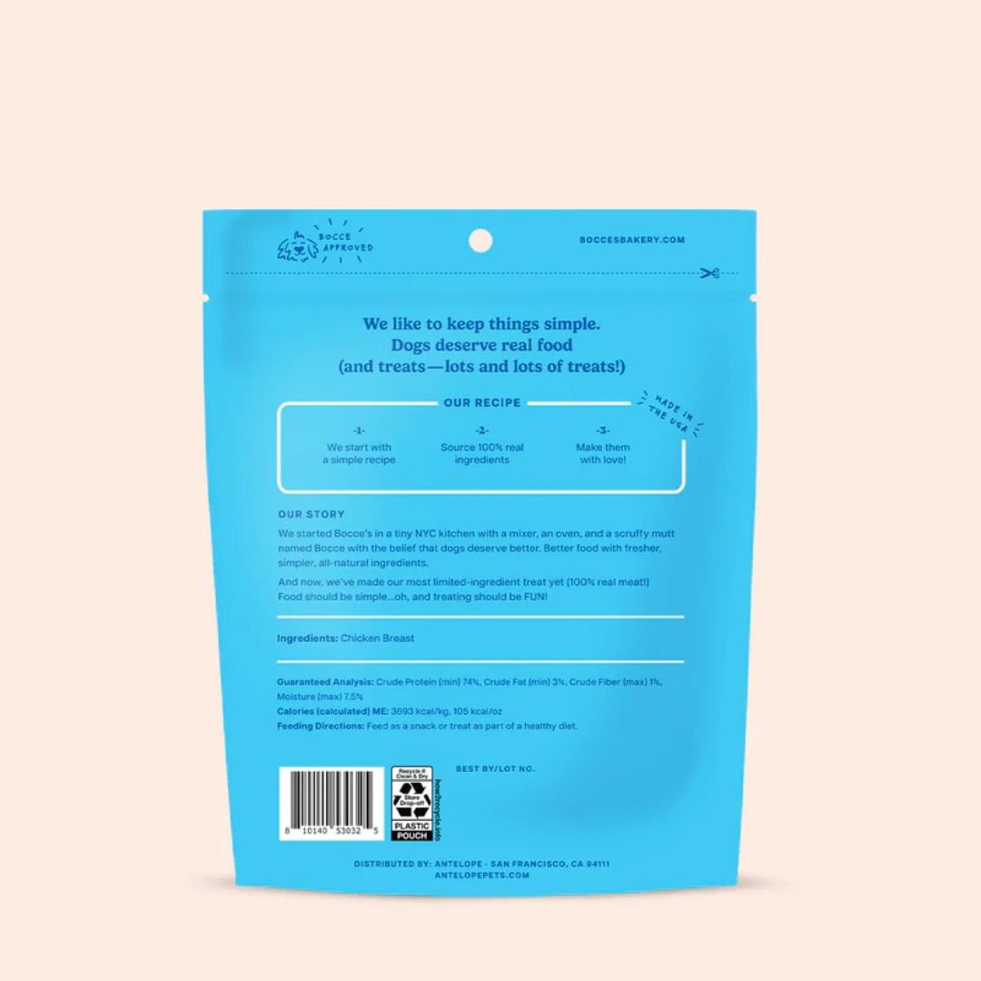 Bocce'S Bakery Dog Freeze Dried Popcorn Chicken Treat 3Oz - Pets Perfect