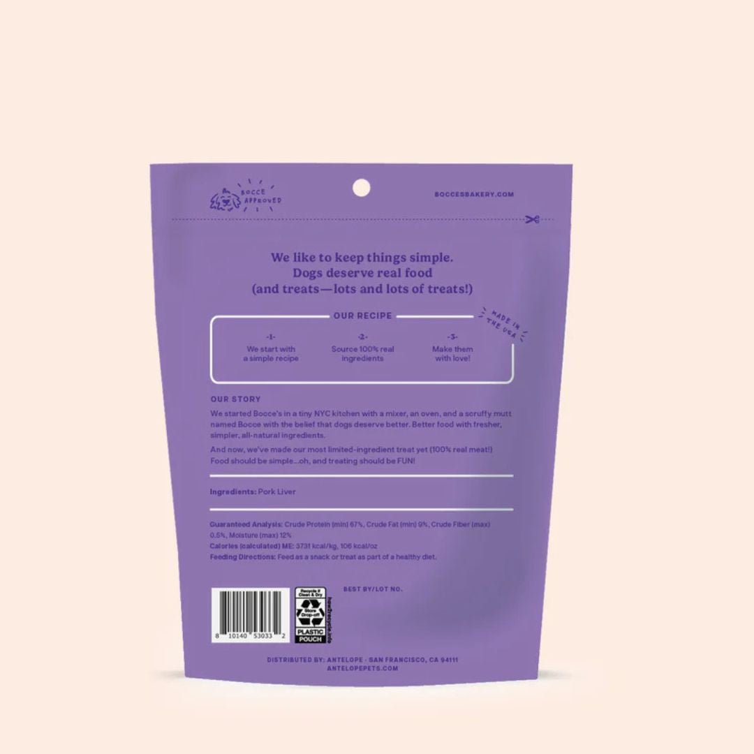 Bocce'S Bakery Dog Freeze Dried Pulled Pork Treat 3Oz - Pets Perfect