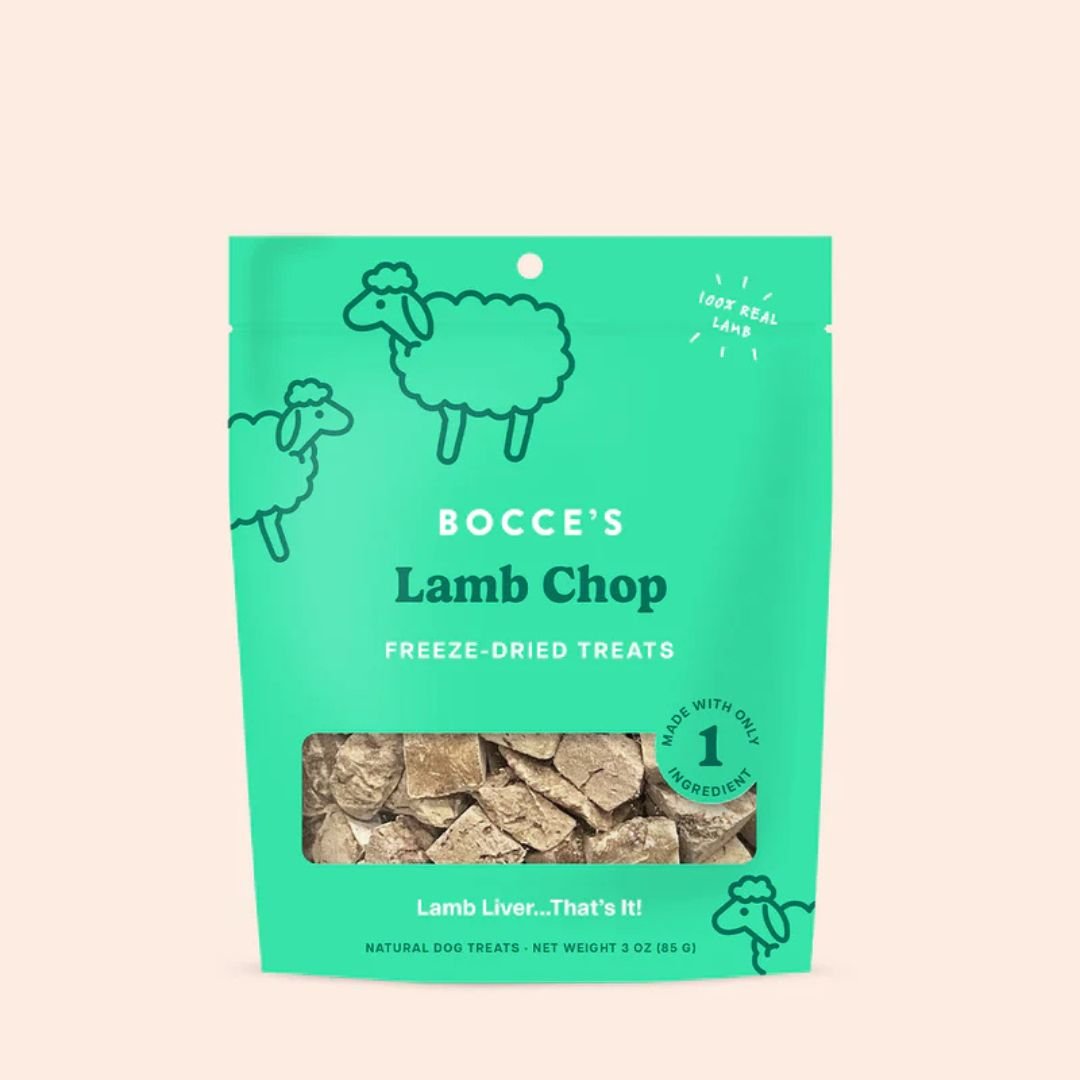 Bocce's Bakery Dog Freeze Dried Lamb Chop Treat 3oz - Pets Perfect