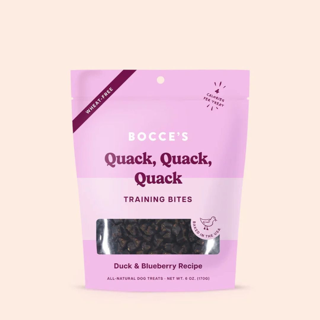 Bocce's Bakery Quack Quack Quack Puppy Training Bites 3oz - Pets Perfect