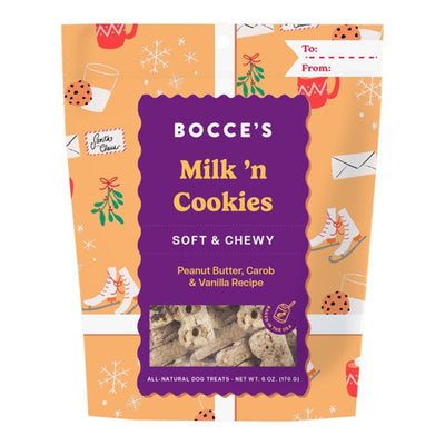 Bocce's Bakery Milk N Cookies Soft & Chewy Dog Treats 6 oz
