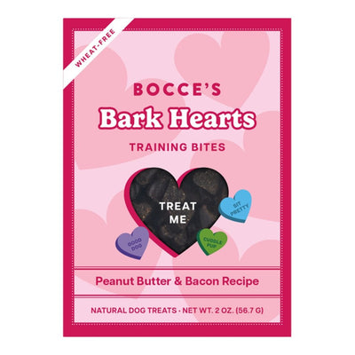 Bocce's Bakery Bark Hearts Soft Dog Training Dog Treats 2 oz