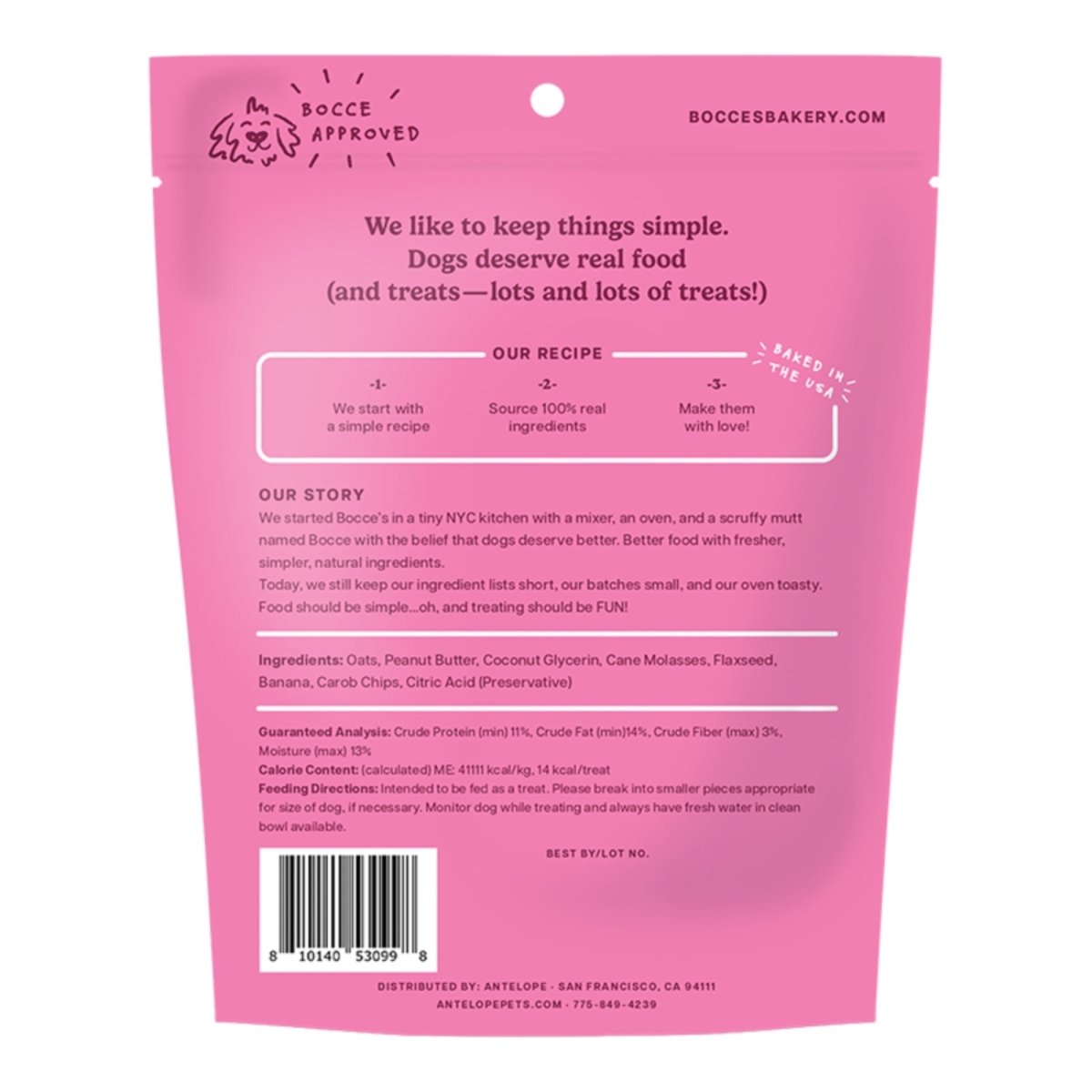 Bocce's Bakery Love Potion No. K - 9 Soft & Chewy Dog Treats 6oz - Pets Perfect