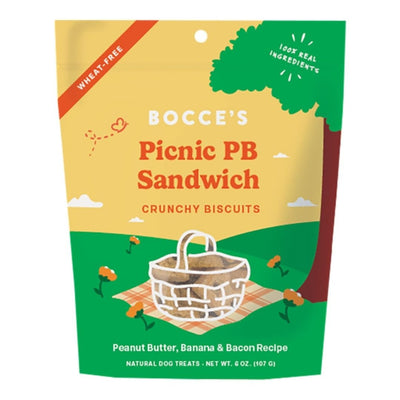 Bocce's Bakery Picnic PB Sandwich Dog Biscuits 5 oz
