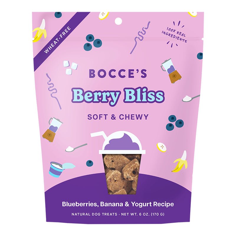 Bocce's Bakery Berry Bliss Soft & Chewy Dog Treats 6oz - Pets Perfect