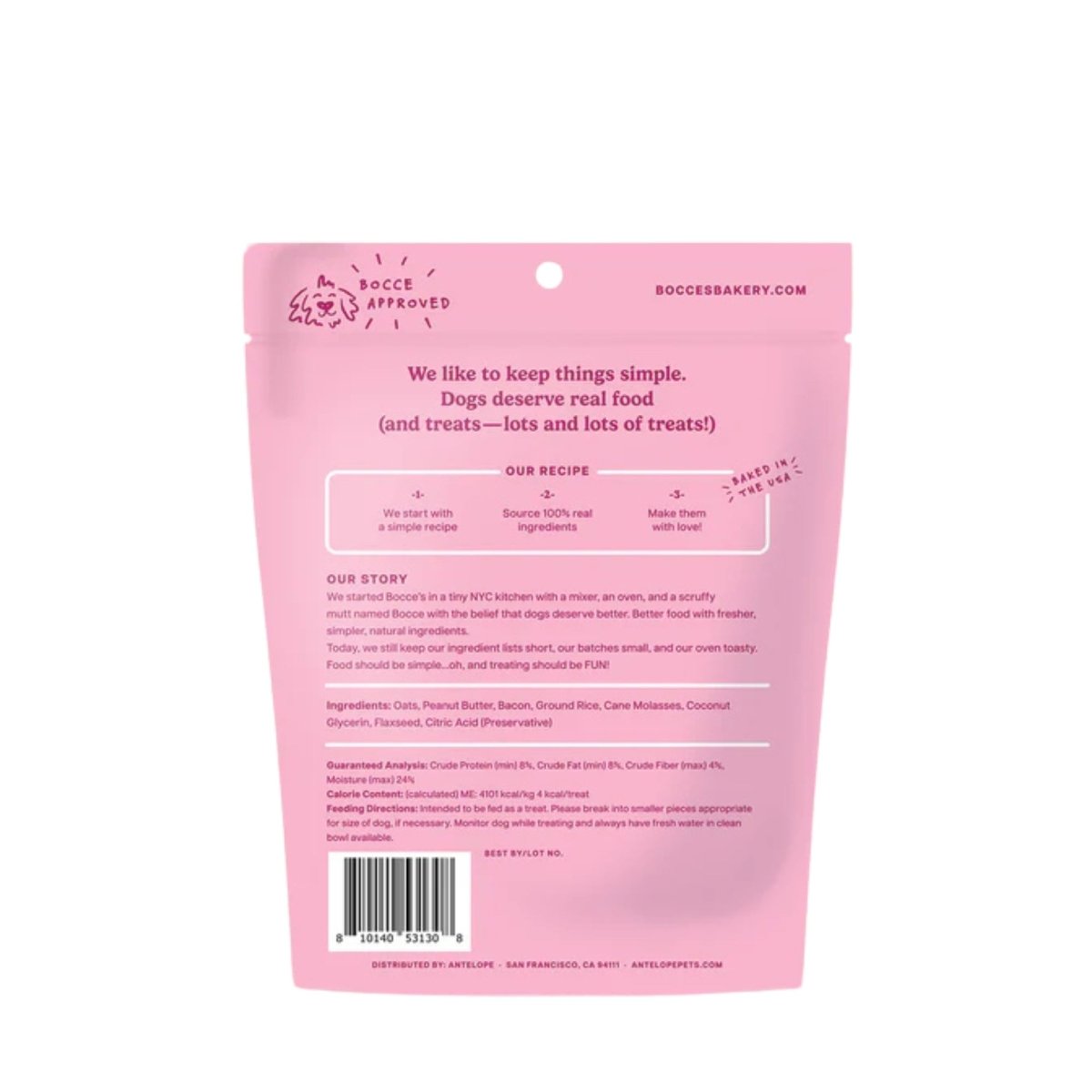 Bocce's Bakery Dog Training Bites Pup Me Up 6oz - Pets Perfect