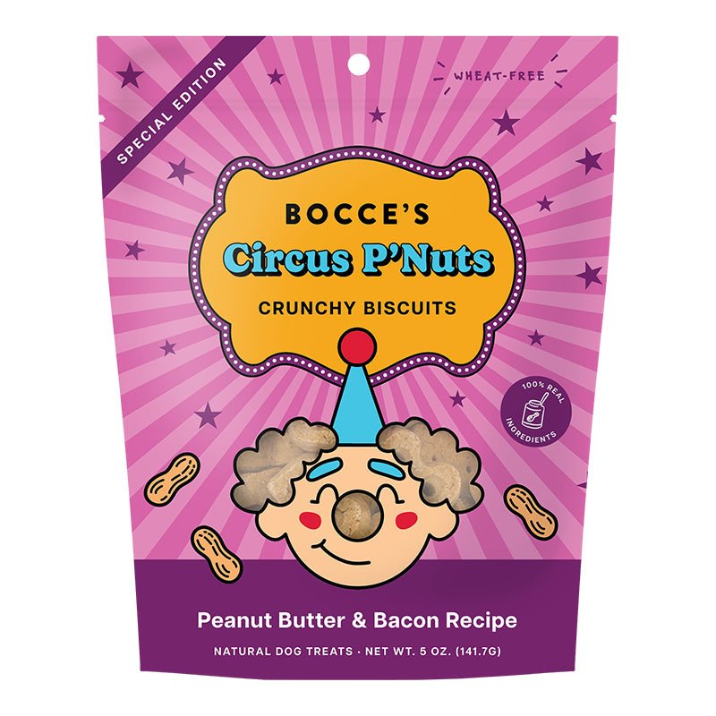 Bocce's Bakery Dog Biscuit Circus P'Nuts 6oz - Pets Perfect