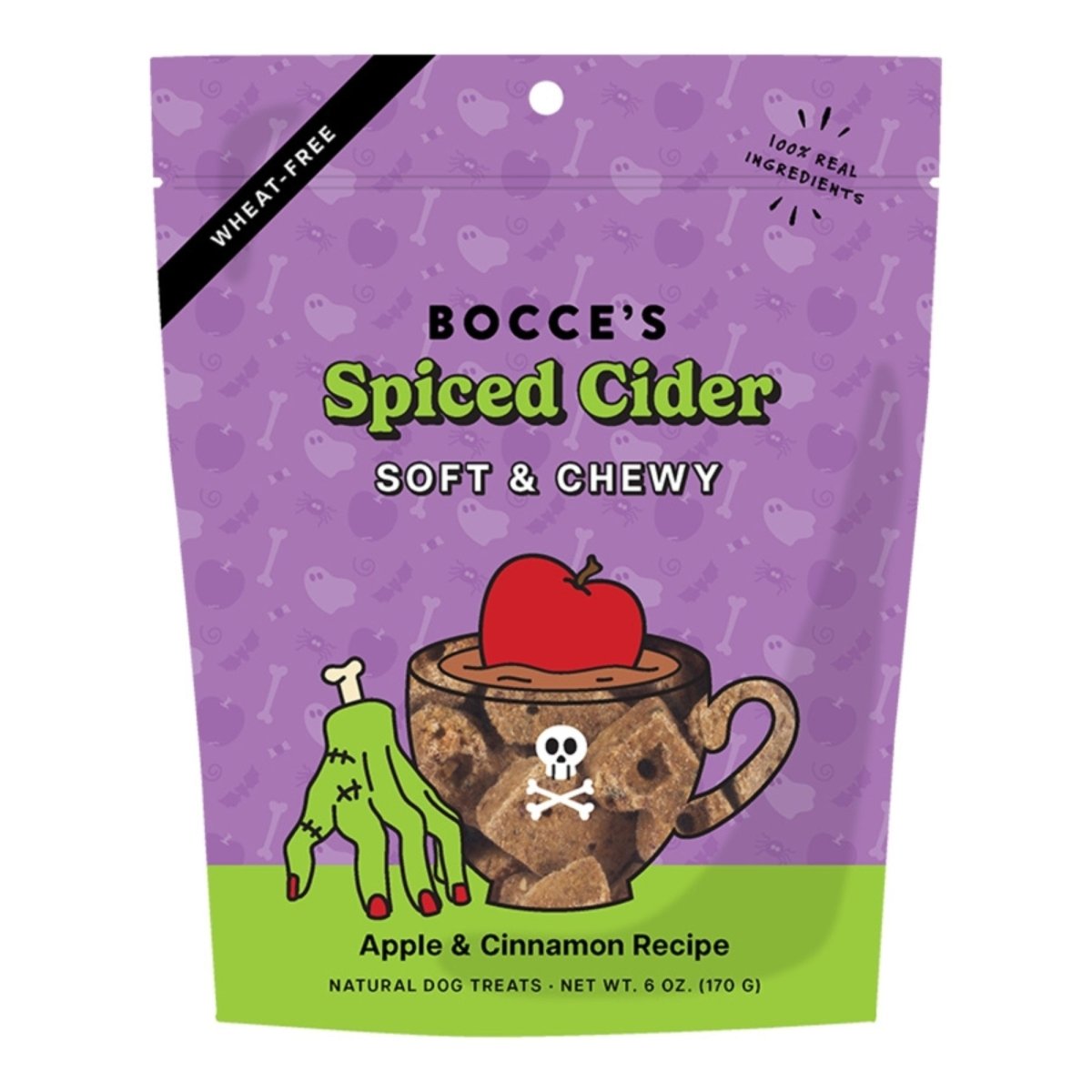 Bocce's Bakery Spiced Cider Soft & Chewy Dog Treats 6oz - Pets Perfect
