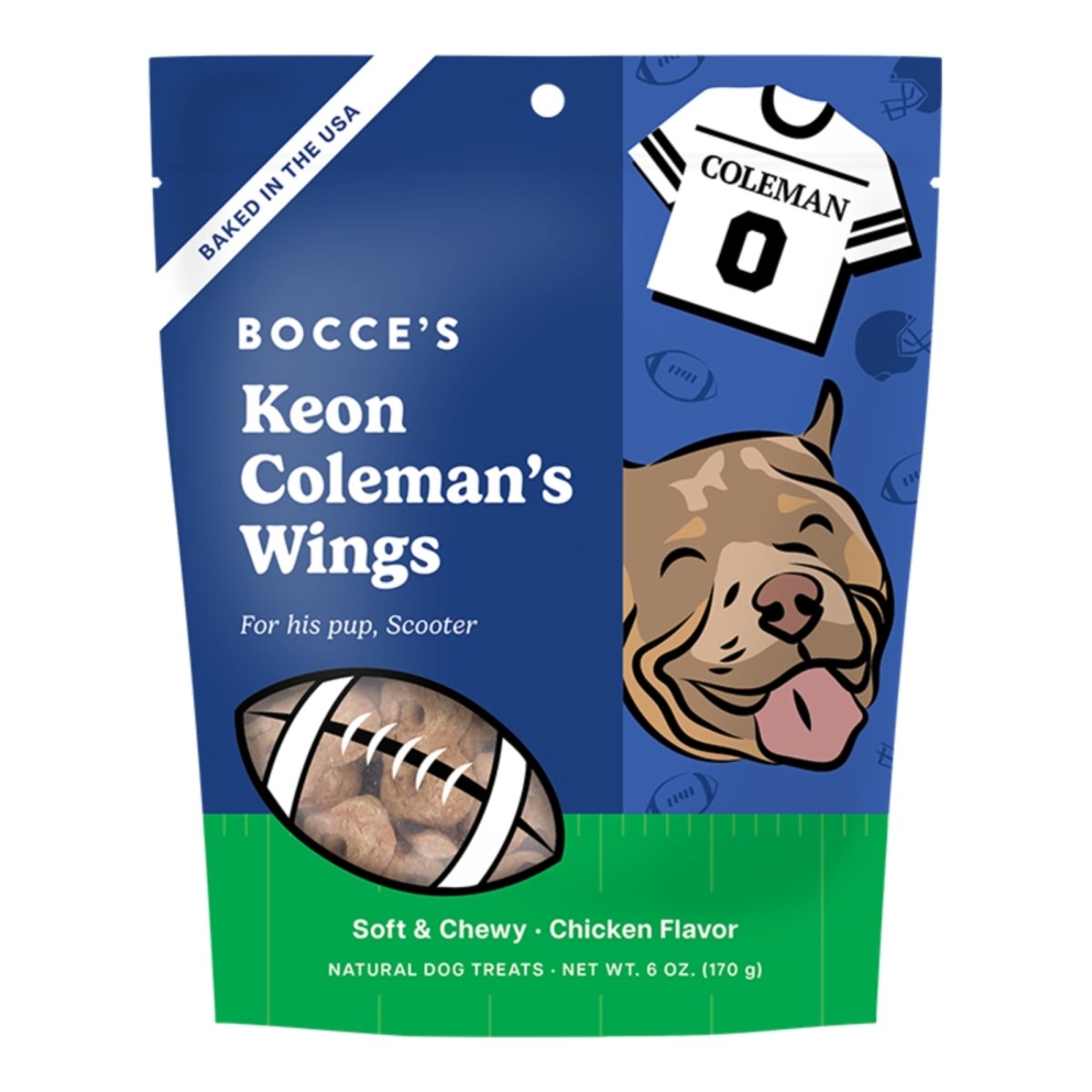 Bocce's Bakery Keon Coleman Wings Soft & Chewy Dog Treats 6oz - Pets Perfect