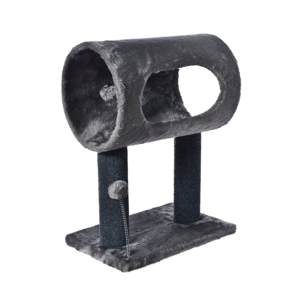 Max & Marlow Tunnel 2 Level Cat Tree w/ Toy 1ea - Pets Perfect