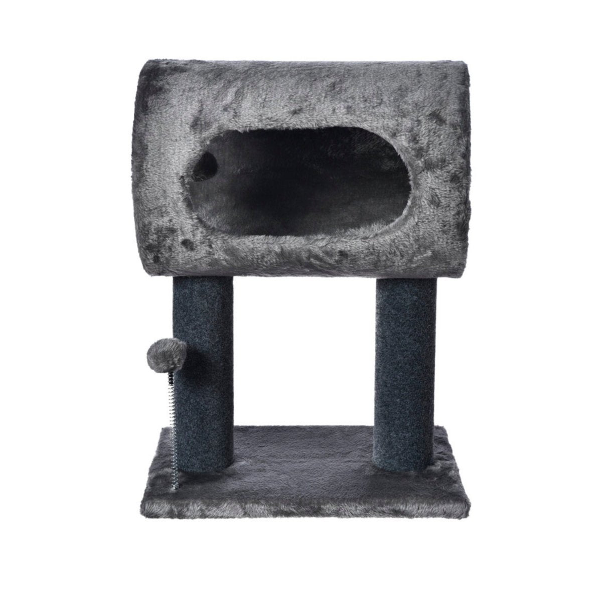 Max & Marlow Tunnel 2 Level Cat Tree w/ Toy 1ea - Pets Perfect