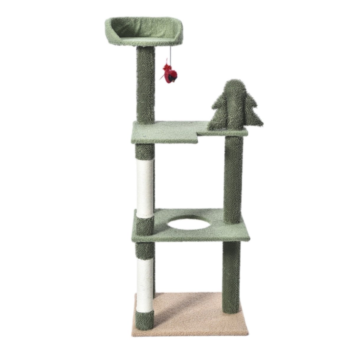 Max & Marlow 3 Level Cat Pine Tree 1ea/51 in. - Pets Perfect