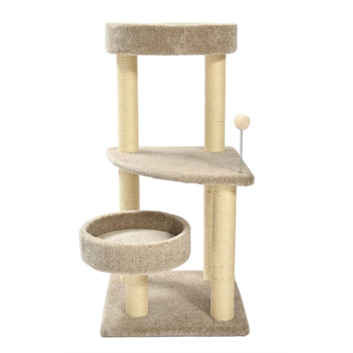 Max & Marlow Multi Level Carpet Cat Tower 1ea/36 in. - Pets Perfect