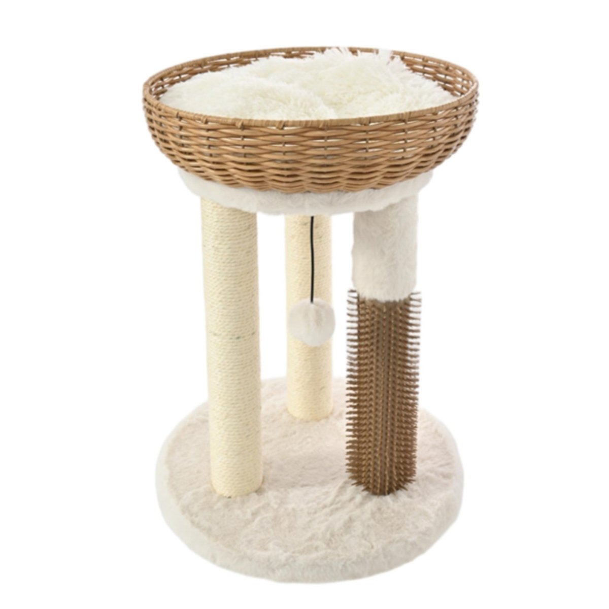 Max & Marlow Rattan Wicker Cat Tree 1ea/18 in. - Pets Perfect