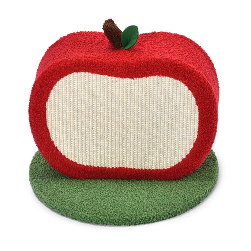 Max & Marlow Apple Novelty Cat Scratcher Apple, 1ea