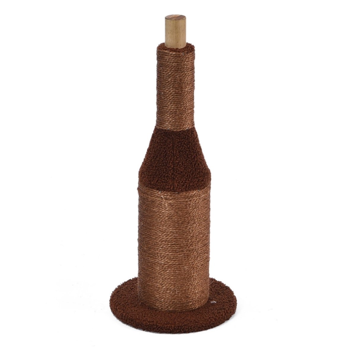 Max & Marlow Apple Novelty Cat Scratcher Wine Bottle, 1ea - Pets Perfect