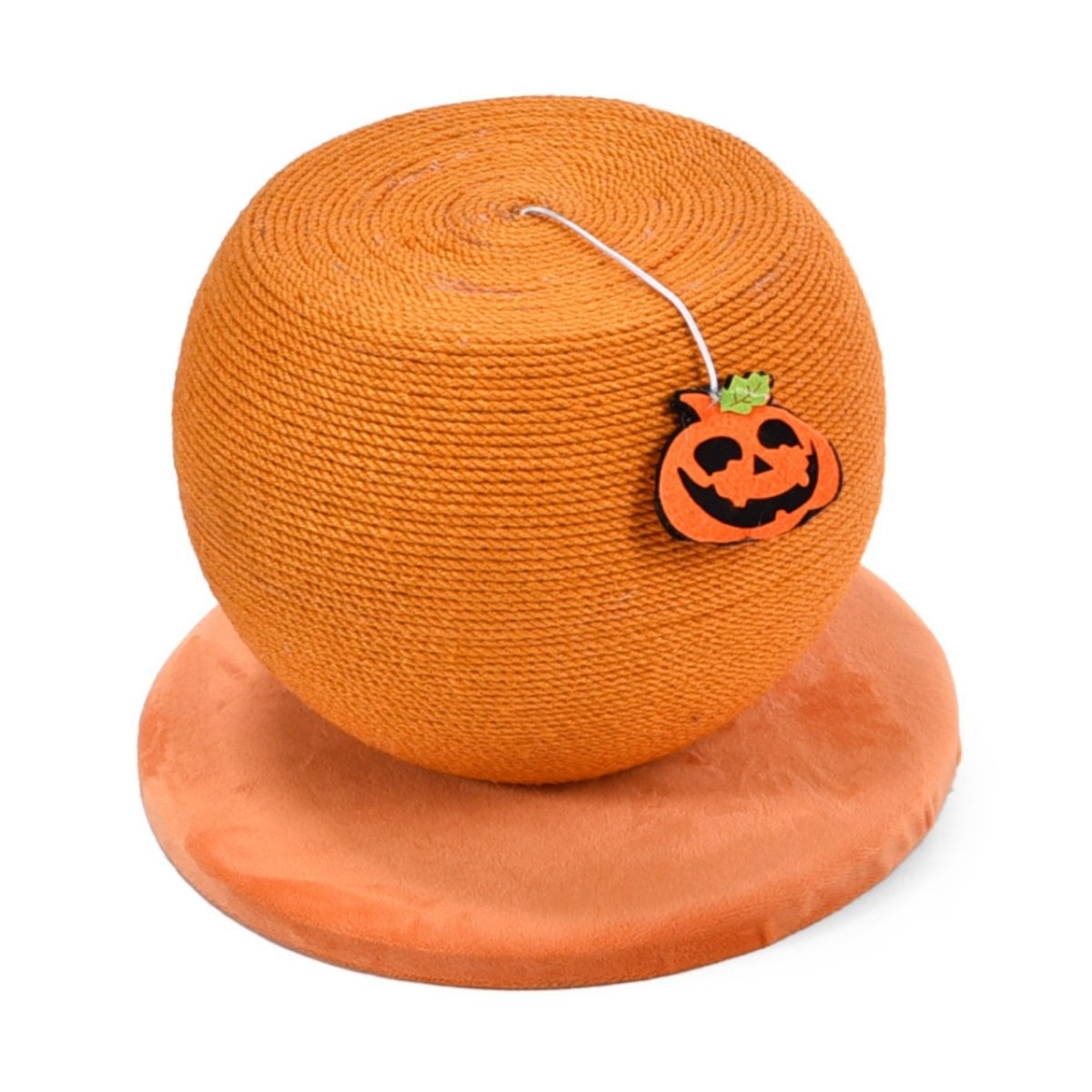 Max & Marlow Apple Novelty Cat Scratcher Pumpkin, 1ea - Pets Perfect
