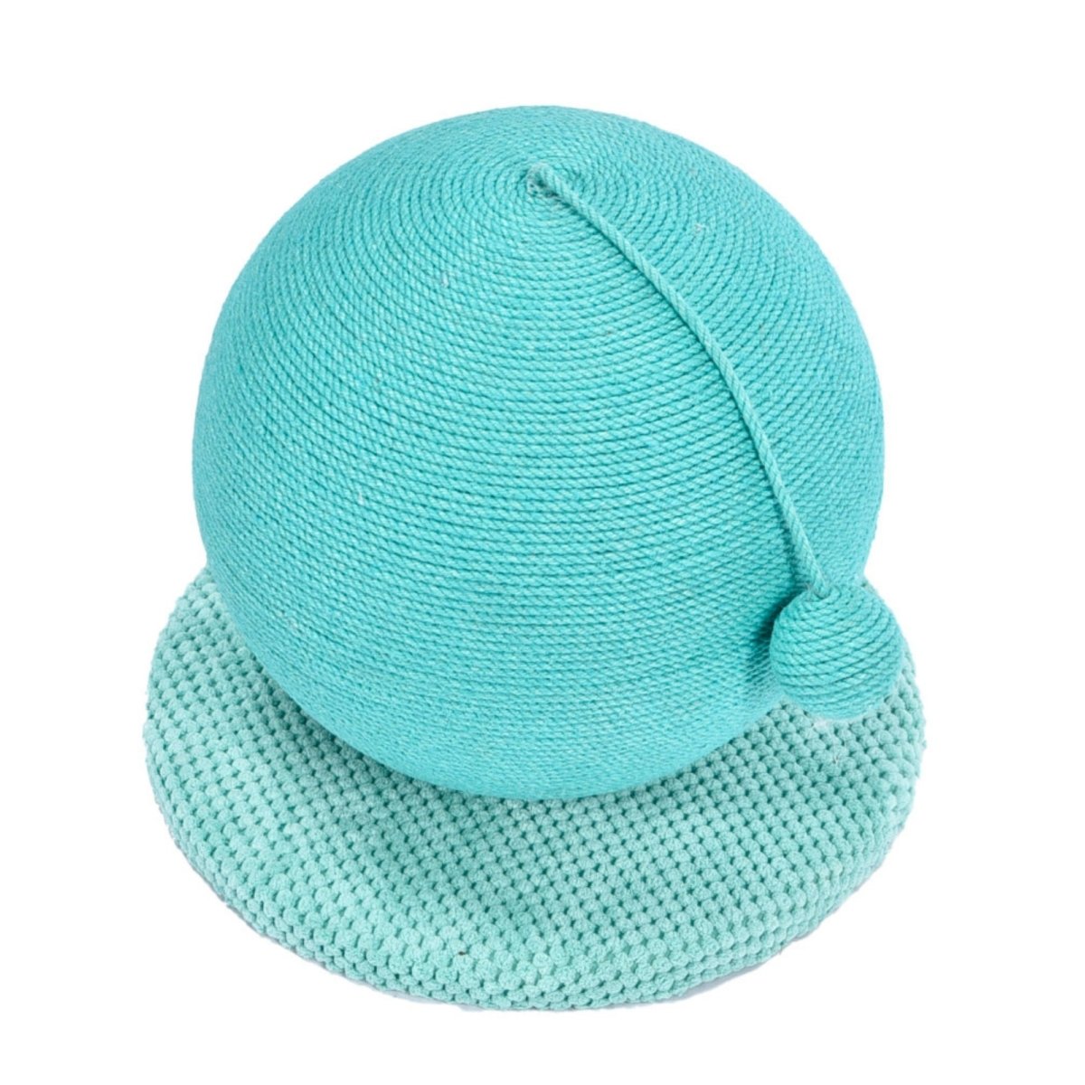 Max & Marlow Apple Novelty Cat Scratcher Blue Ball, 1ea - Pets Perfect