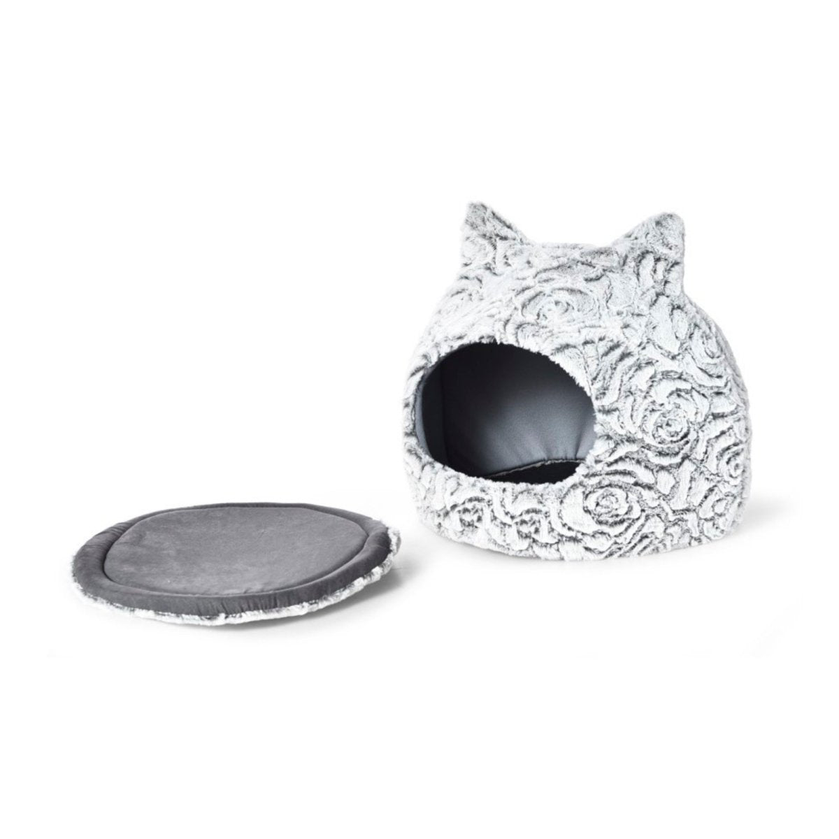 Max & Marlow Cat Dome w/ Ears Gray, 1ea - Pets Perfect