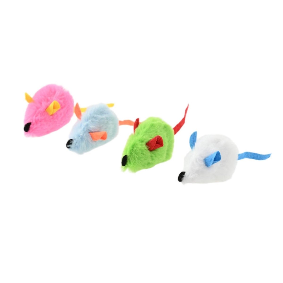 Max & Marlow Mouse Assorted Cat Value Toys Display 24ea/24Pc - Pets Perfect