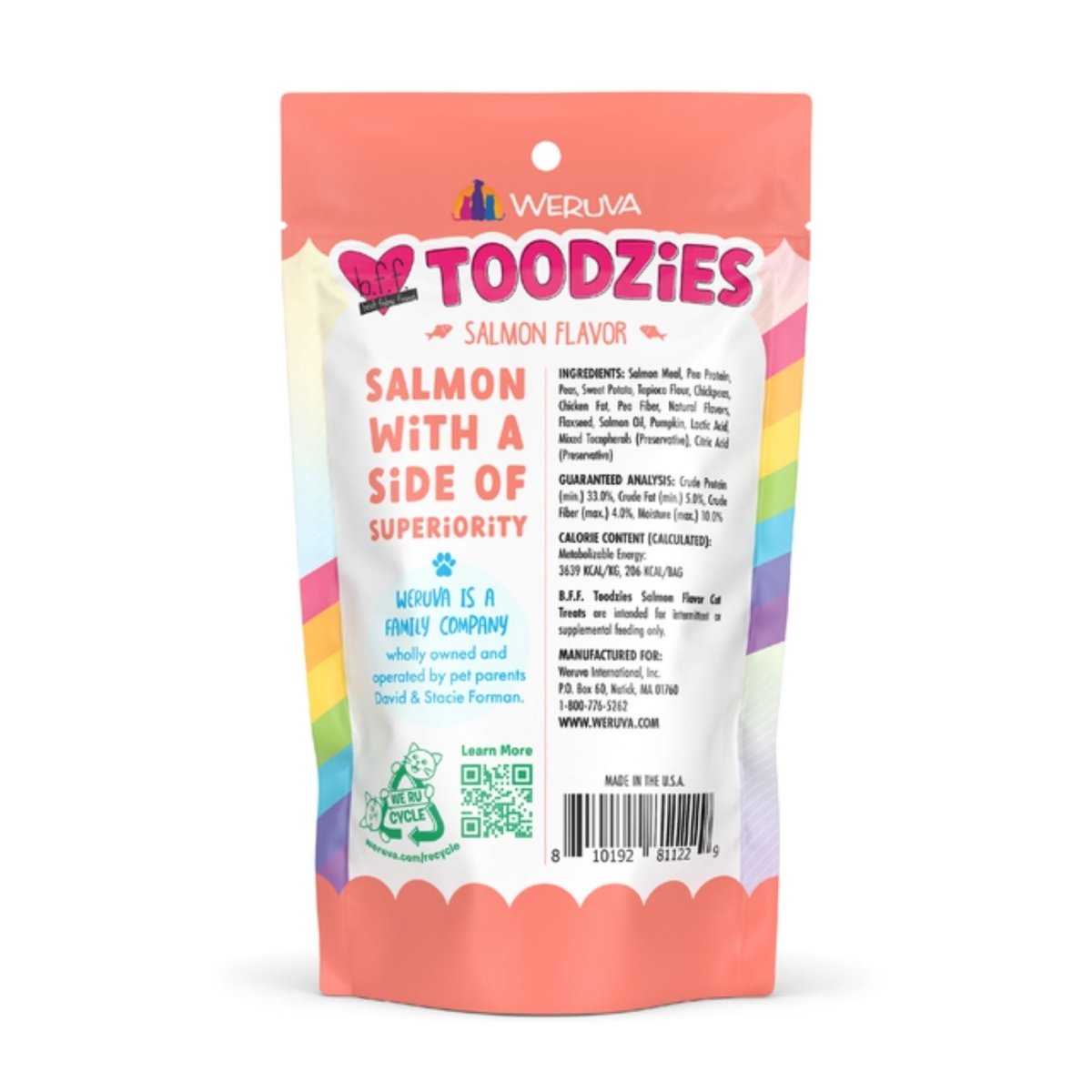 BFF Cat Toodzies Crunchy Salmon Treats 2oz. - Pets Perfect