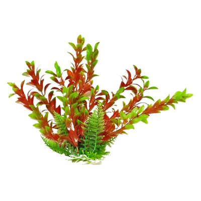 Aquatop Hygro Aquarium Plant with Weighted Base Green; Red 12 in Default Title