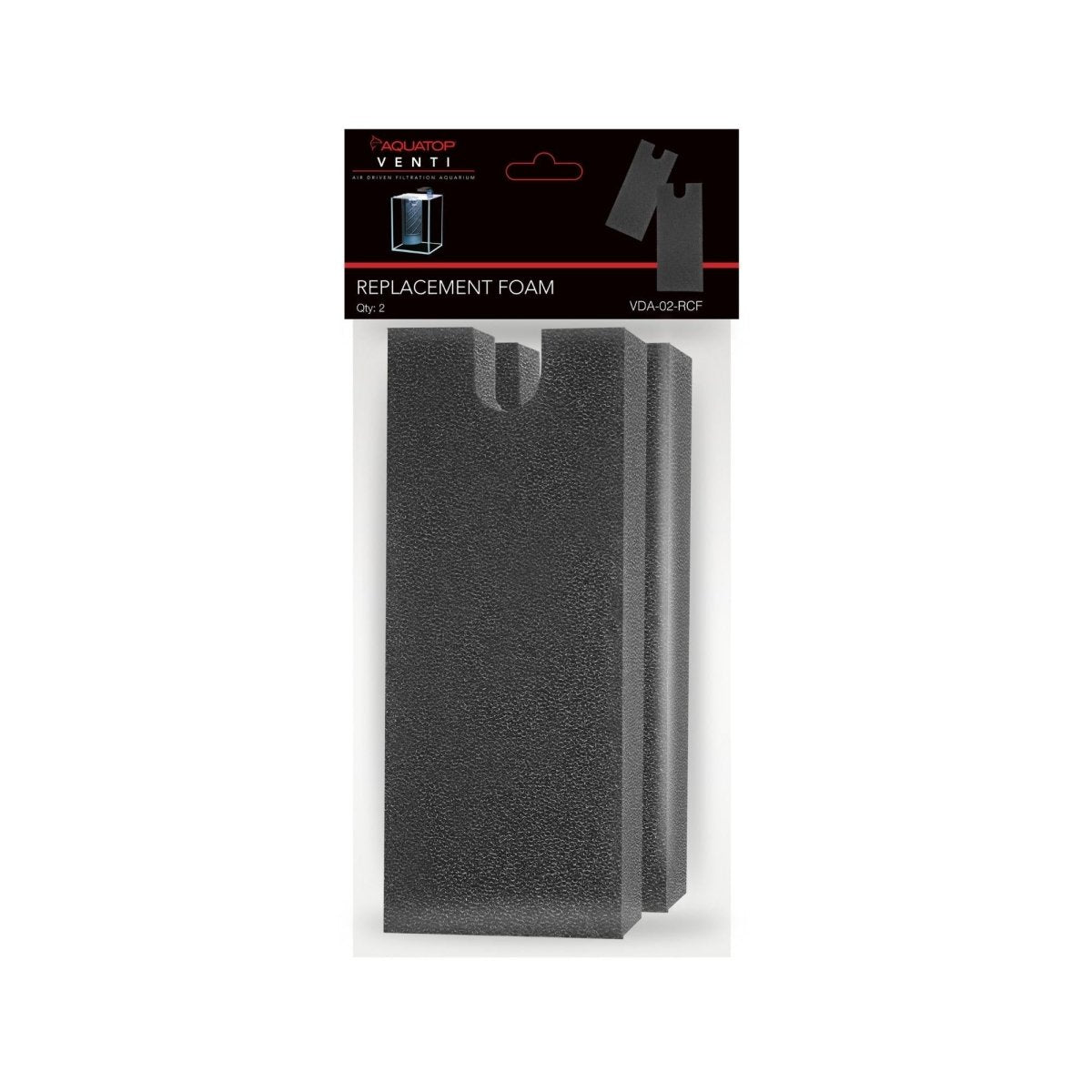 Aquatop Replacement Foam for Venti Desktop Aquarium 2pk - Pets Perfect