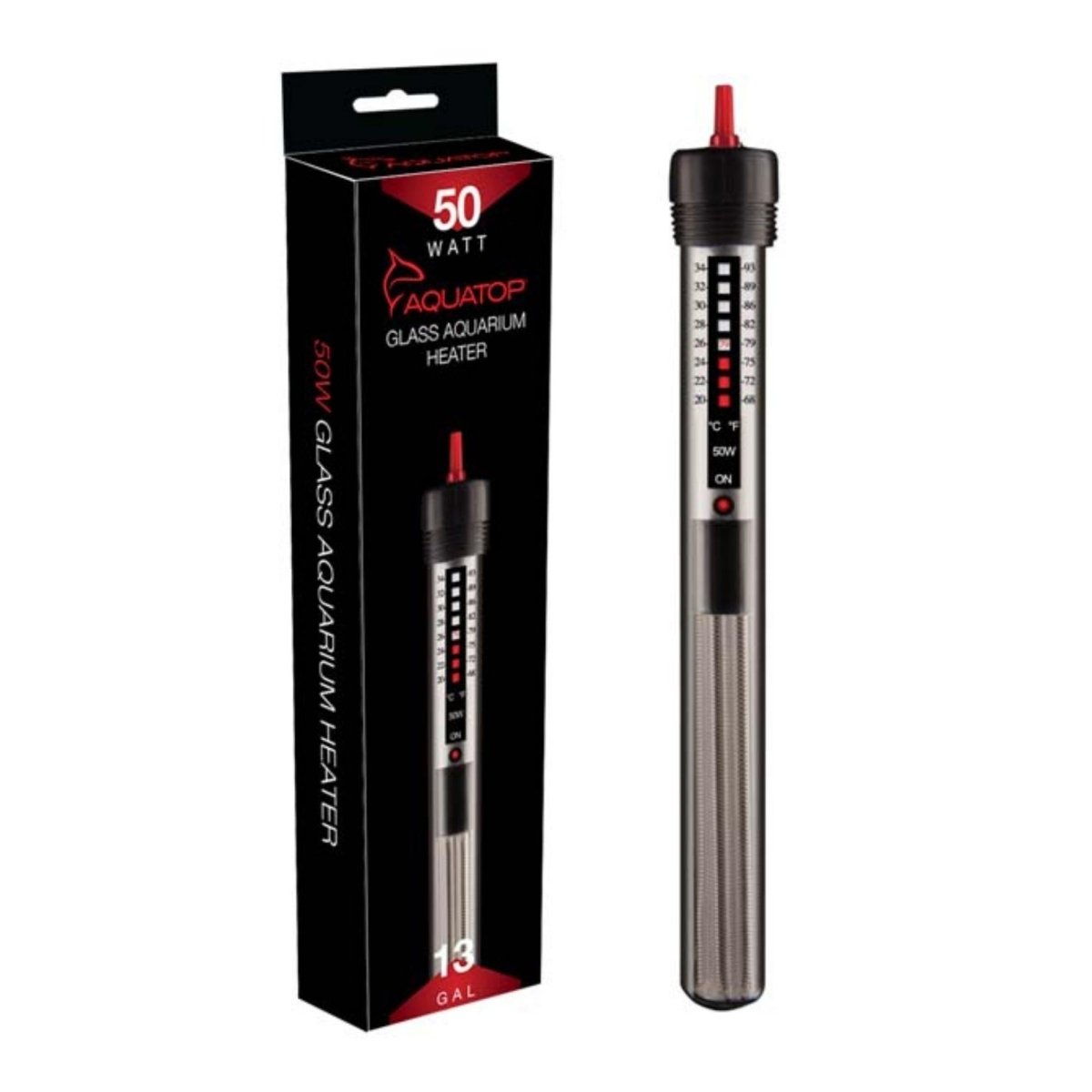 Aquatop Submersible Glass Aquarium Heater 1ea/50 W - Pets Perfect