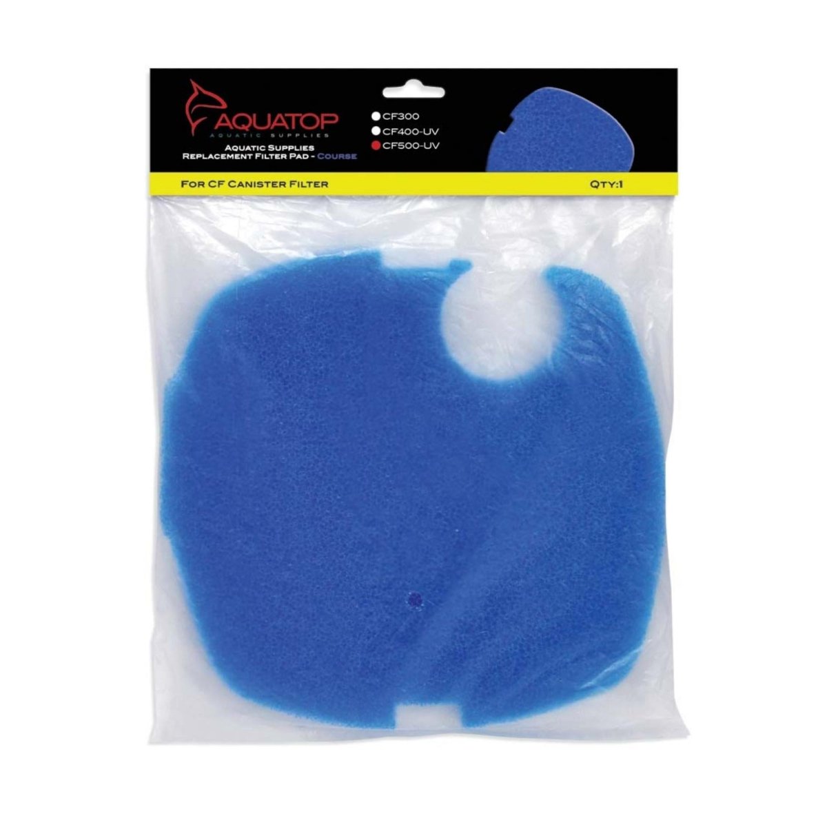Aquatop Replacement Filter Sponge for CF Series Filters For CF - 500UV Blue 1 Pack - Pets Perfect