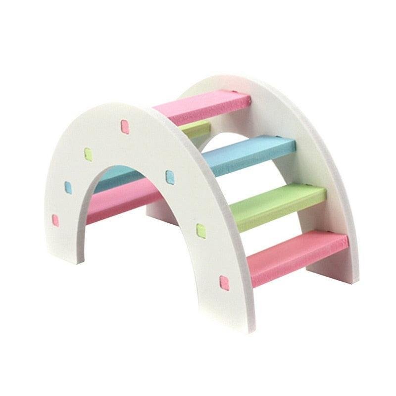 WPC Hamster Haven - Multi - Level Rainbow Hideout for Hamsters & Small Pets - Pets Perfect