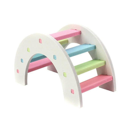 WPC Hamster Haven - Multi - Level Rainbow Hideout for Hamsters & Small Pets - Pets Perfect