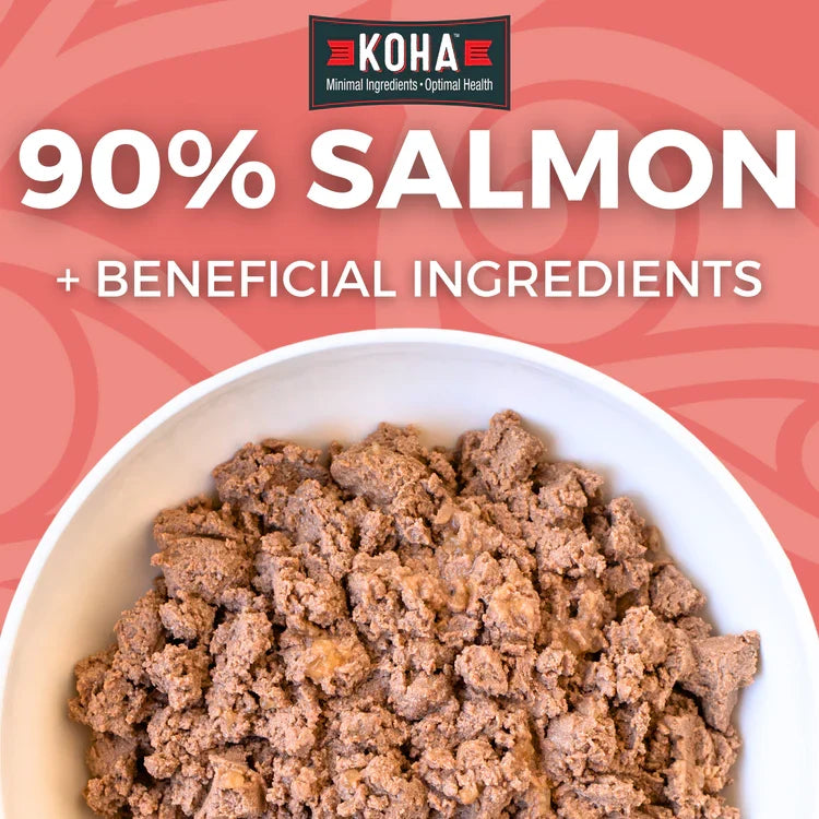 Koha Dog Limited Ingredient Grain-Free 90% Salmon, 13 oz each, Case of 12