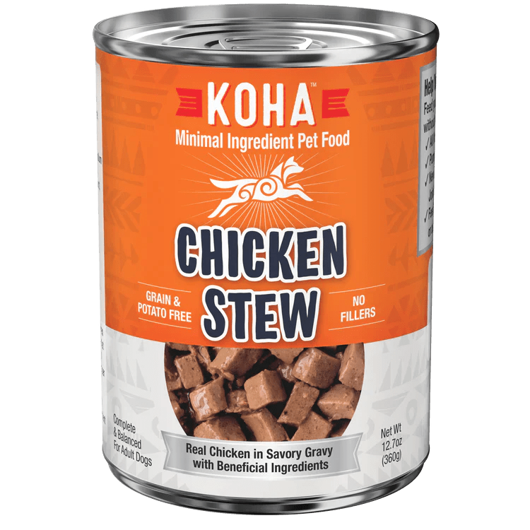 Koha Dog Grain Free Stew Chicken 12.7oz. (Case of 12) - Pets Perfect