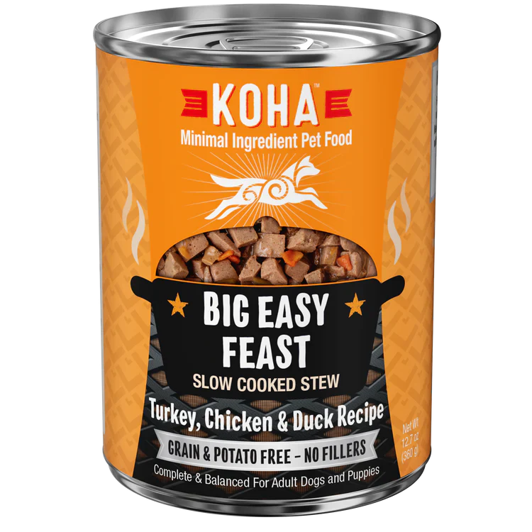 Koha Dog Grain Free Big Easy Stew 12.7oz. (Case of 12)