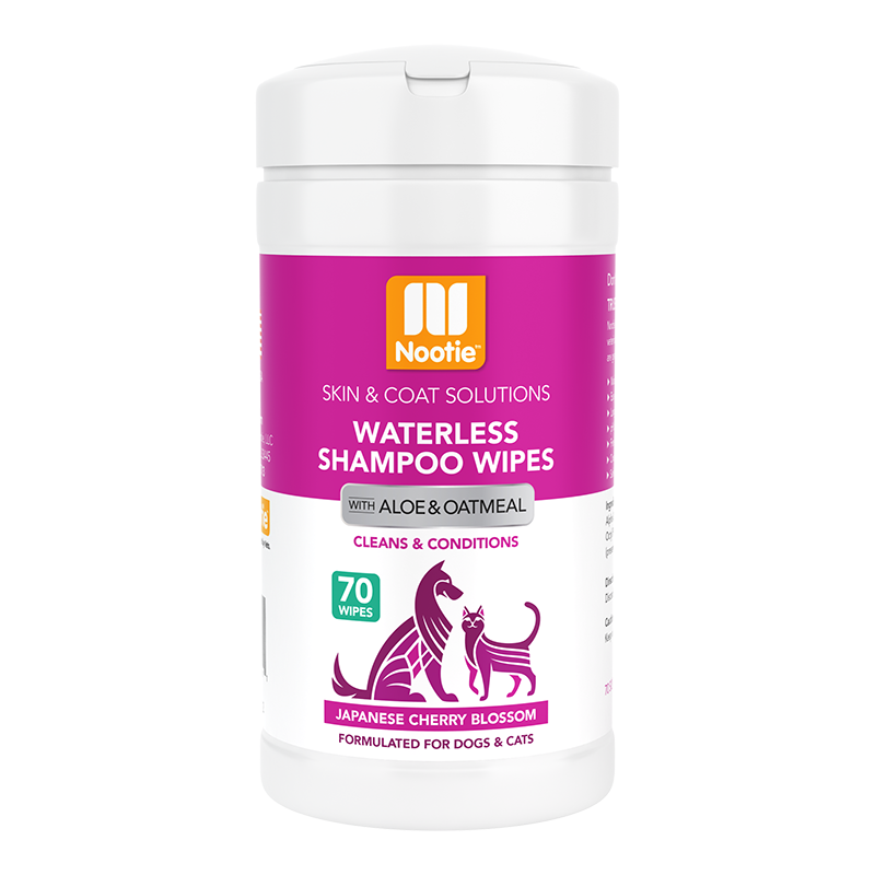 Nootie Waterless Grooming Wipes Japanese Cherry Blossom 70 ct