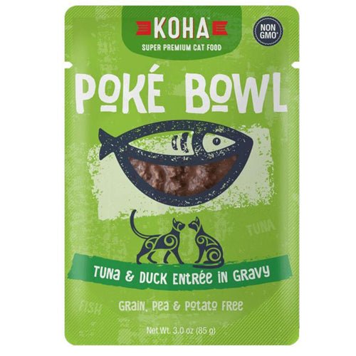 Koha Cat Grain Free Pok Tuna and Duck 3oz.(Case of 24) - Pets Perfect