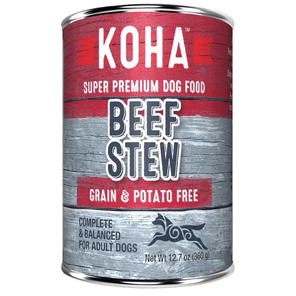 Koha Dog Grain Free Stew Beef 12.7oz. (Case of 12) - Pets Perfect