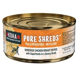 Koha Cat Grain Free Shredded Chicken 2.8oz.(Case of 24) - Pets Perfect